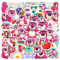 55PCS Cartoon Stickers Pack, Cute Vinyl Waterproof Stickers for Laptop, Water Bottles Skateboard, Guitar, Computer, Phone, Party Bags Filler for Teens Girls Kids