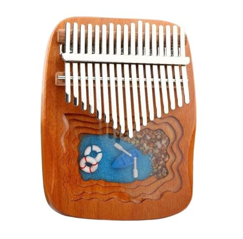 Kalimba Instrument Kalimba Tasche 17 Tasten Mahagoni Calimba Xylophon Vibraphon Musikinstrument Daumen C Tonalität(A)