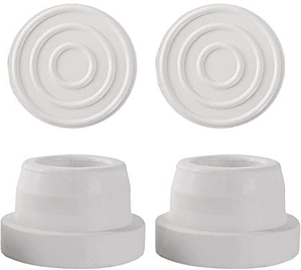 Jrpzcv 4 Pack Pool Ladder Rubber Stopper Bumpers,for 1.90Inch Ladder Tubing for Protect Swimming Pool Liner,Ladder Foot Cover