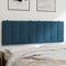 LAPOOH Kopfteil-Kissen Blau 140 cm Samt, Bettkopfteil, Kopfteil Bezug, Bett Rückwand, Bettrückwand, Kopfteilbezüge, Kopfteilabdeckung - 374673