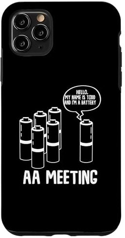 Hülle für iPhone 11 Pro Max Aa-treffen Hallo, Mein Name Ist Todd Battery