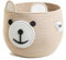 BELMIN Cesta Juguetes Infantil - Baul Juguetes Infantil de Gran Capacidad, Cuerda de Algodon Lavable, Diseño Ideal para Almacenaje Juguetes, Organizador Peluches y Cesto Ropa Sucia Bebe