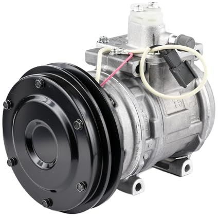 DENSO A/C Kompressor für Klimaanlage Klimakompressor mit ID: 10PA15C Kältemittel: R134a ND-8 mit 150mm Riemenscheibe 1-Rillen 1-Rippenanzahl 20Y9798130 DCP99826