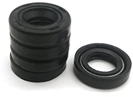 MEYINGOU Deckel des Wellendichtrings Doppellippe, 5 Stück TC-Skelett-Öldichtring, Drehwellen-Radialdichtung, Federstahl, 15 x 22 x 7/15 x 24 x 7/15 x 25 x 5/15 x 25 x 7–15 x 42 x 7 mm(15x35x10mm)