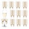 MORSUNBELA 50 Stück Geschenkschleifen Geschenk Schleifen Geschenk Deko für Weihnachten Hochzeiten und Geschenkverpackungen Beige Creme
