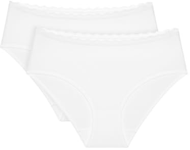 Triumph Feel of Cotton Midi 2P White