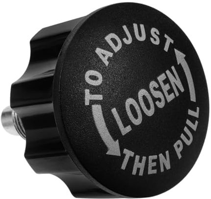 Kisangel Heimtrainer Fahrradkurbelarmschrauben Fahrrad-kugelkopfstift Ersatzteile Für Ersatz Der Turnstange Maschine Knaufzubehör Teile Für Rudergeräte Stifte Black Abs