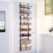 8 Etagen Türorganizer Hängeorganizer, Metall Türregal Zum Einhängen, Tür Organizer Mit Einstellbaren Abnehmbaren Korb,Kitchen Organizer Regal,Tür Hängeregal Für Bad,Küche,Speisekammer,40x14,5x189cm