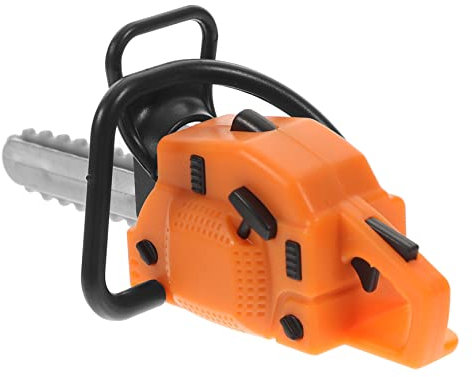 OFFIGAM Mini Chainsaw Mower Model Per Bambole Miniatura Realistica Per Giocattoli Da Giardino Accessori Per Case Delle Bambole Di Alta Qualità Decorazione Per Paesaggi