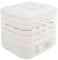 vinnyooc Essiccatore per alimenti, disidratatore, con 5 scomparti, 35-70°C, timer 48h, per alimenti, carne, frutta, funghi (bianco)