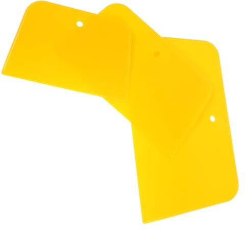 Warmhm 3 Stück Superweicher Spachtel für Karosserie und Fensterfolie | Pon Ausführung, Gelb, für Fahrzeugfolierung und Reparaturarbeiten, , von Selbstgemacht Fans und Technikern