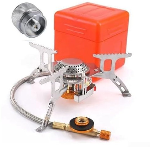 Portable 3500W For Outdoor Camping Gas Stove with Easy Ignition and Adjustable Flame Control for Hiking and Fishing (2)