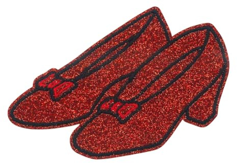 The Wizard of Oz Ruby Slippers Glitter Patch