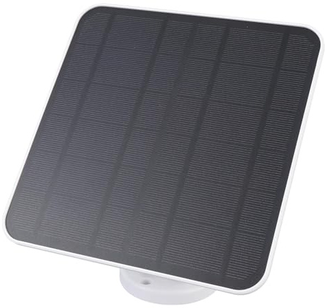 ASHATA 12W Solar Panel Charger, Monocrystalline Solar Panel for Essential XL Camera Bird Feeder Camera, with 9.8ft Charging Cable