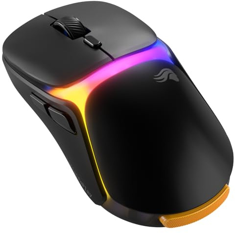 GLORIOUS Model O3 Wireless Gaming Mouse (Black) | 66g Ultralight Symmetrical Form, InfinitePlay Swappable Battery System, 8K Polling, 130M Optical Switches, BAMF 3.0