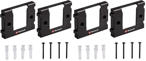 Einhell Original Akku-Wandhalterung Power X-Change (Passende Aufbewahrung für alle Power X-Change Akkus, endlos erweiterbar, einfache Montage, Einrastfunktion, inkl. Schrauben und Dübel)