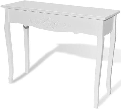 Table D'appoint Canapé, Tables Table Basse, Coiffeuse Console Blanche, Tables De Salon pour Le Bureau à Domicile, La Chambre à Coucher, Style Moderne