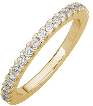 Lyomi Damen Ring 585/- Gold Glänzend Diamant Lab Grown gelb 0,48ct. 067370180-1