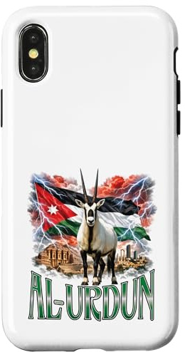 Al Urdun Bootleg Jordan Y2k Case for iPhone X/XS