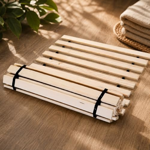 Best For You Rollrost aus 15 oder 20 massiven stabilen Holzlatten Geeignet für alle Matratzen - in viele Größen 60x120 cm - 140x200 cm (140x200-15 Latten)
