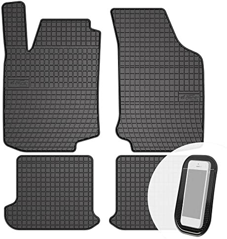 moto-MOLTICO Gummimatten Auto, 4-teiliges Set, Allwetter Gummi Fußmatten, Antirutsch & Wasserfest Autoteppiche - passend für VW Golf 3 III 1991-1999