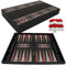 PrimoLiving Deluxe Holz Backgammon Spielset Nero XXL – 57 x 48,5 cm