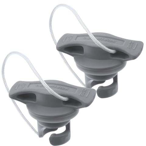 BESPORTBLE 2pcs Boat Air Valve Plug Inflatable Boat Valve Cover Dust Proof Spiral Air Plugs Replacement for Rubber Dinghy Raft Kayak Pool Boat Airbeds