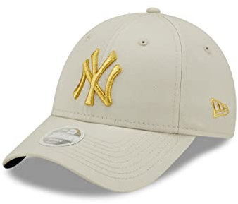 New Era New York Yankees Metallic Logo Stone 9Forty Adjustable Women Cap - One-Size