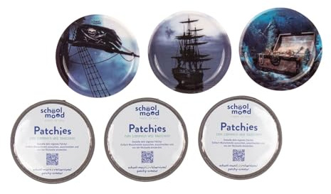 School-Mood 6er Patchy-Set Pirate