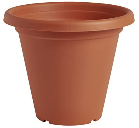 Clever Pots Plastic Plant Pot, 19cm/20cm Outdoor or Indoor Pot with Drainage Holes, Lightweight and Weather Resistant Planter for Flowers Plants