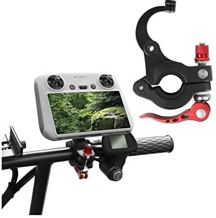 ZJRXM Fernbedienung Halterung Fahrradhalterung für DJI Mini 3 Pro RC Controller Zubehör, Fernbedienung Metall Halterung Fahrrad Klemm Fahrrad Halterung für DJI RC Controller