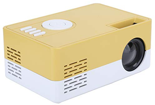 Tragbarer Filmprojektor, 1080P Full HD-Videoprojektor, Smart Home Cinema-Projektor mit Fernbedienung, Multimedia-Projektor für Play-Videos, TV-Serien, Live-Sport, Spiele