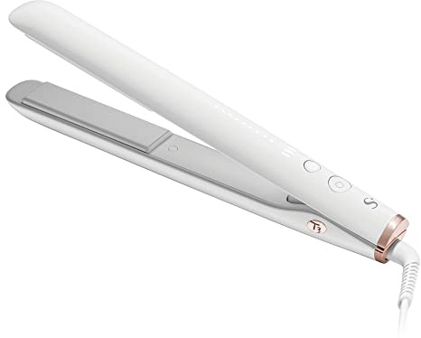 T3 SinglePass StyleMax Professional 1 Ceramic Flat Iron with Custom Heat Automation, 9 Heat Settings, Longer Ceramic Plates, For Straightening, Waving, Curling & Styling