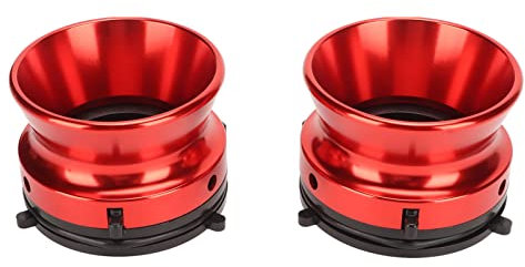 1 Paar 10 Zoll Universal Reel to Reel Tonbandgeräte Nab Reel Hub Adapter für Studer ReVox, für Akai, für Teac, Rot