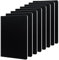 WAIZHIUA 8 Stück A5 Notizblock 14x21cm Liniert Notizbücher 92 Seiten/46 Blätter Kopie Dickes Papier Reisetagebuch mit Softcover zum Schreibblock Tagebuch Notizblöcke Memo, Schwarz
