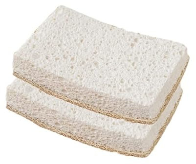 HUFFA Éponge en luffa Naturel Récureur floristique écologique Lingettes en Cellulose for Lave-Vaisselle Ustensiles de Cuisine Objets insolites Objets insolites (Color : 2 PCS)