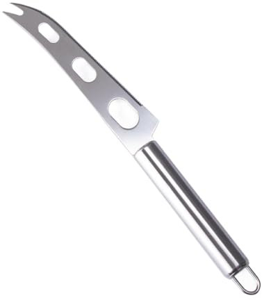 CRLLDPM 1 Pièce Couteau à Fromage, Trancheur Professionnel, Lame en Acier Inoxydable,Manche Ergonomique et Anti-Dérapant, Passe au Lave-Vaisselle