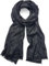 DKNY Damen Oversized Eyelash Fringe Lurex Scarf Modischer Schal, Schwarz, Einheitsgröße