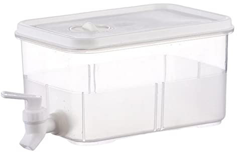 Transparenter Kühl Wassereimer mit Wasserhahn Küche Gadgets Kunststoff für Home Parties 3L