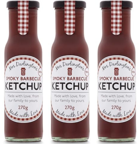Generic Mrs Darlington's Smoky Barbecue Ketchup - 270g - Pack of 3