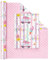 Doppelseitige Eiscreme Geschenkpapierrolle, 1 Rolle 43 cm x 10 m rosa gepunktete Geburtstagsparty Geschenkpapierrolle für Kinder Mädchen Sommergeburtstag Geschenkverpackung Wrapping Single Roll