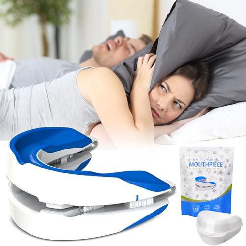 Pipihome Quiet Lab Anti Schnarch, Schnarchschiene für Männer Frauen, Schnarchstopper Schnarchfrei Pro, Anti Schnarch Schiene für Nacht, Silicone Anti Snoring Effektiv Schnarchen Stopper