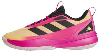 adidas Unisex Front Court Shoes Basketball-Schuhe, Hazy orange/core Black/Shock pink, 42 EU