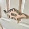 Personalisiertes Türschild mit Namen - Dinosaurier Buchstaben für Kinderzimmer - Personalisierte Dekoration für Kinderzimmer - Geschenk für Dinosaurier Liebhaber