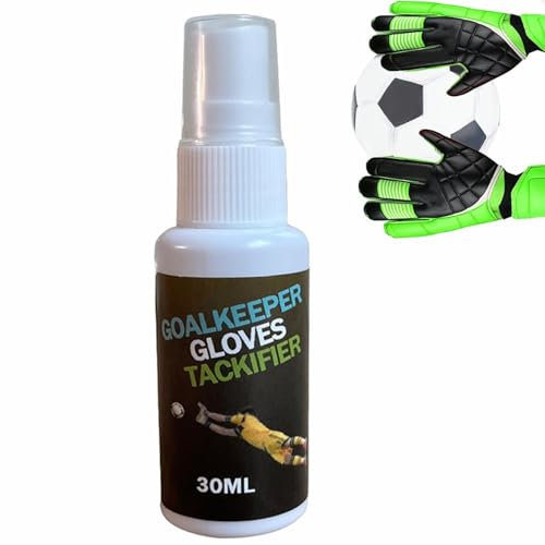 Grip Spray Für Torwarthandschuhe,30ML Torwarthandschuh Grip Spray,Antislip-Sticky-Spray Für Handschuhe,Football Torwarthandschuh-Spray,Fußball Handschuhe Pflege-System,Torwart Training Zubehör