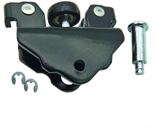 Qualoramall Guía de rodillo de puerta corredera Polea de metal para Renault para Kangoo II 2008 en adelante Reemplazo del lado derecho delantero OEM 745967474R 777643981R para un funcionamiento suave