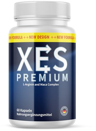 XES Premium Kapseln | für mehr Leidenschaft | mit L-Arginin, L-Citrullin und Maca | 60 Kapseln Inhalt