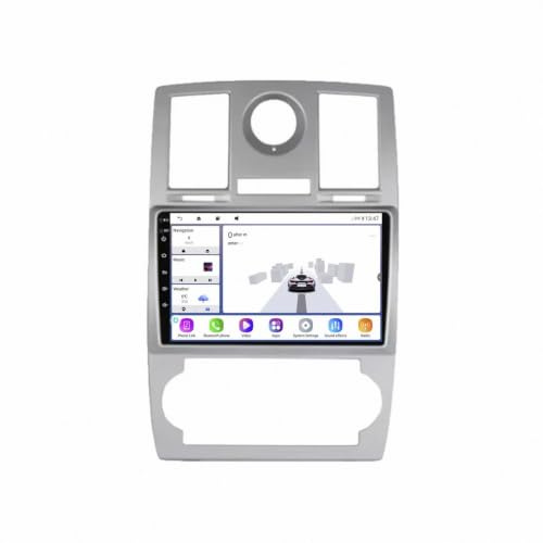 2 DIN Radio para Chrysler 300C 2005-2007 Android 15 9 Inches Pantalla Coche FM Am Bluetooth USB para, 4 Core 2G+32G