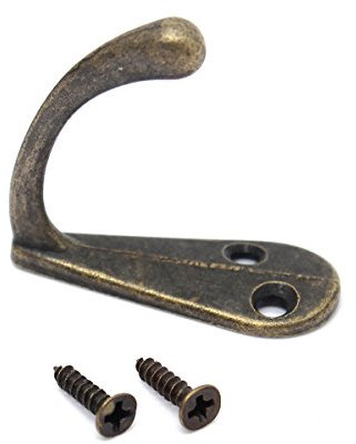 Inovey 4Er Vintage Zinklegierung Mini Robe Hut Kleidung Handtuch Single Aufhänger Hooks Bad Wand Tür