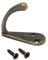 Inovey 4Er Vintage Zinklegierung Mini Robe Hut Kleidung Handtuch Single Aufhänger Hooks Bad Wand Tür